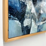 "Waves I" - Original Painting in blue by Kristi Visser