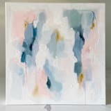 "Snowbird" - Original Painting in white by Nicoletta Savod