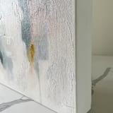 "Snowbird" - Original Painting in white by Nicoletta Savod