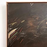"Room 401" - Original Painting in brown by Shiho Whitehead
