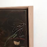 "Room 401" - Original Painting in brown by Shiho Whitehead