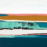 "Santa Cruz Seascape Series" - Original Painting in multicolor by Caryn Owen
