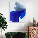 "Vera" - Original Painting in blue by Marta Spendowska