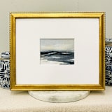 "We Have Time to Grow and Change" - Original Painting in blue by Golden Lines and Silver Linings