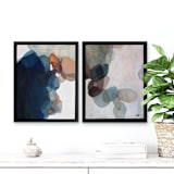 "Echoes in Blue" - Original Painting in blue by Wendy Keller