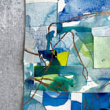 "New Realities no. 04" - Original Painting in multicolorassorted-colors by Jocelyn Elizabeth