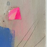 "View from the Balcony" - Original Painting in blue by Nicole Simms