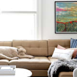 "My Way Home" - Original Painting in green by Jon Leafstedt