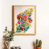 "Wild Summer Bouquet watercolor painting" - Original Painting in multicolorassorted-colors by Alexandra Dzh