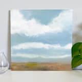 "Prairie Square" - Original Painting in multicolor by Lindsay Megahed
