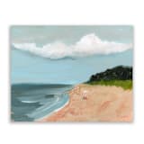 "Beach Please" - Original Painting in multicolor by Lindsay Megahed