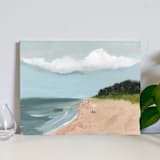 "Beach Please" - Original Painting in multicolor by Lindsay Megahed