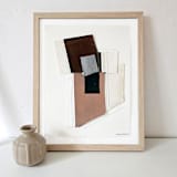 "folded" - Original Painting in black by AlisonJerry