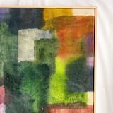 "Deconstructed Patchwork" - Original Painting in multicolor by Suzanna Toole