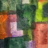 "Deconstructed Patchwork" - Original Painting in multicolor by Suzanna Toole