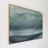 "Salt & Light" - Original Painting in blue by Rebecca King
