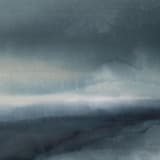 "Salt & Light" - Original Painting in blue by Rebecca King