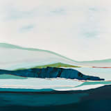 "Pacific Seascape Series" - Original Painting in blue by Caryn Owen