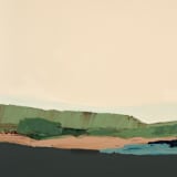 "Winter Beach Series Square" - Original Painting in multicolorassorted-colors by Caryn Owen