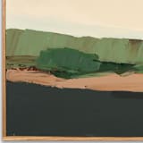 "Winter Beach Series Square" - Original Painting in multicolorassorted-colors by Caryn Owen