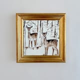 "Enchanted Forest" - Original Painting in beige by Teju Reval