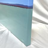 "Linear1" - Original Painting in blue by Camille Pietrow