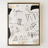 "Untitled No 2" - Original Painting in beige by Amy Early