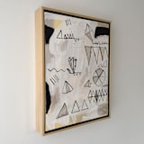 "Untitled No 2" - Original Painting in beige by Amy Early