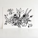 "Tennessee Bouquet" - Original Painting in black by Mary Gaspar