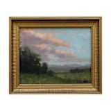 "Heber Camp" - Original Painting in green by Wendy Keller