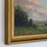 "Heber Camp" - Original Painting in green by Wendy Keller