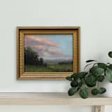 "Heber Camp" - Original Painting in green by Wendy Keller
