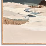 "Muted Seascape Sandstone" - Original Painting in beige by Caryn Owen