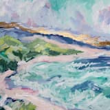 "Peaceful Place" - Original Painting in multicolorassorted-colors by Sarah Mankin