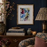 ""Hill Country Colors No. 2" - 12 x15 - Framed Original Painting" - Original Painting in multicolor by Sarah Mankin