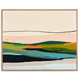 "Seascape in Rust" - Original Painting in multicolorassorted-colors by Caryn Owen