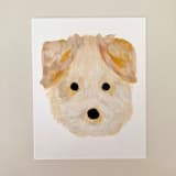 "Wire Fox Terrier" - Original Painting in natural by Amy Mullen