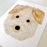 "Wire Fox Terrier" - Original Painting in natural by Amy Mullen