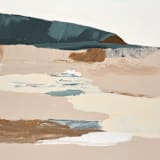 "Muted Seascape Series" - Original Painting in natural by Caryn Owen