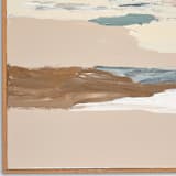 "Muted Seascape Series" - Original Painting in natural by Caryn Owen