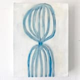 "any way, (anyway)" - Original Painting in blue by tina johnson