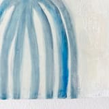 "any way, (anyway)" - Original Painting in blue by tina johnson