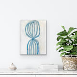 "any way, (anyway)" - Original Painting in blue by tina johnson