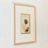 "Bookends IV" - Original Painting in beige by Jennifer Daily