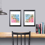 "Building Blocks" - Original Painting in multicolorassorted-colors by Jennifer L. Wambach