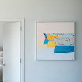 "Rowmance" - Original Painting in multicolor by Kathryn Kelly
