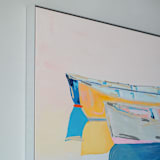 "Rowmance" - Original Painting in multicolor by Kathryn Kelly