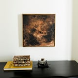 "transport" - Original Painting in black by whitney schlander