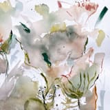 "garden path" - Original Painting in multicolorassorted-colors by Suzanna Toole