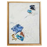 "See The Blue In White" - Original Painting in blue by AlisonJerry